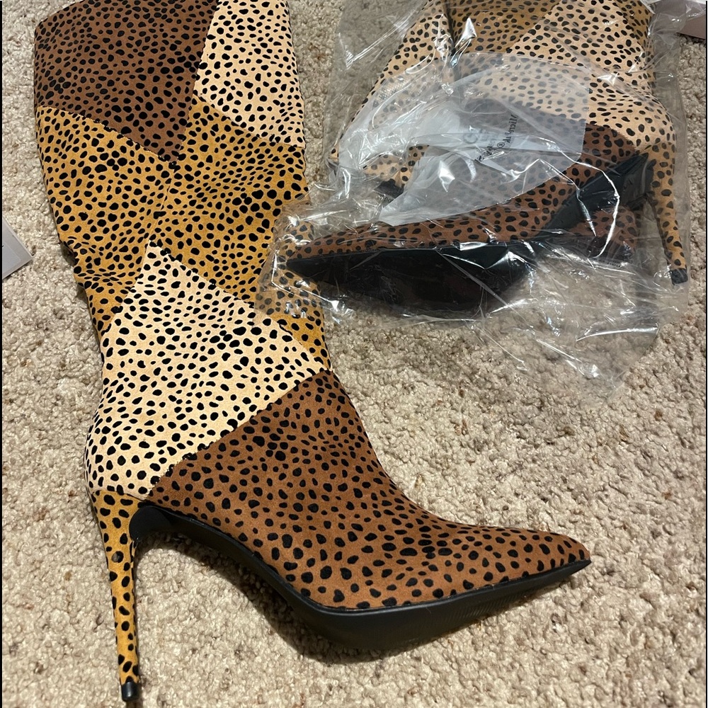 Steal My heart healed boot- Cheetah